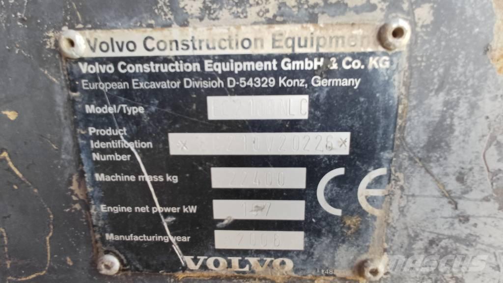 Volvo EC 210 B N LC Escavadeiras de esteiras