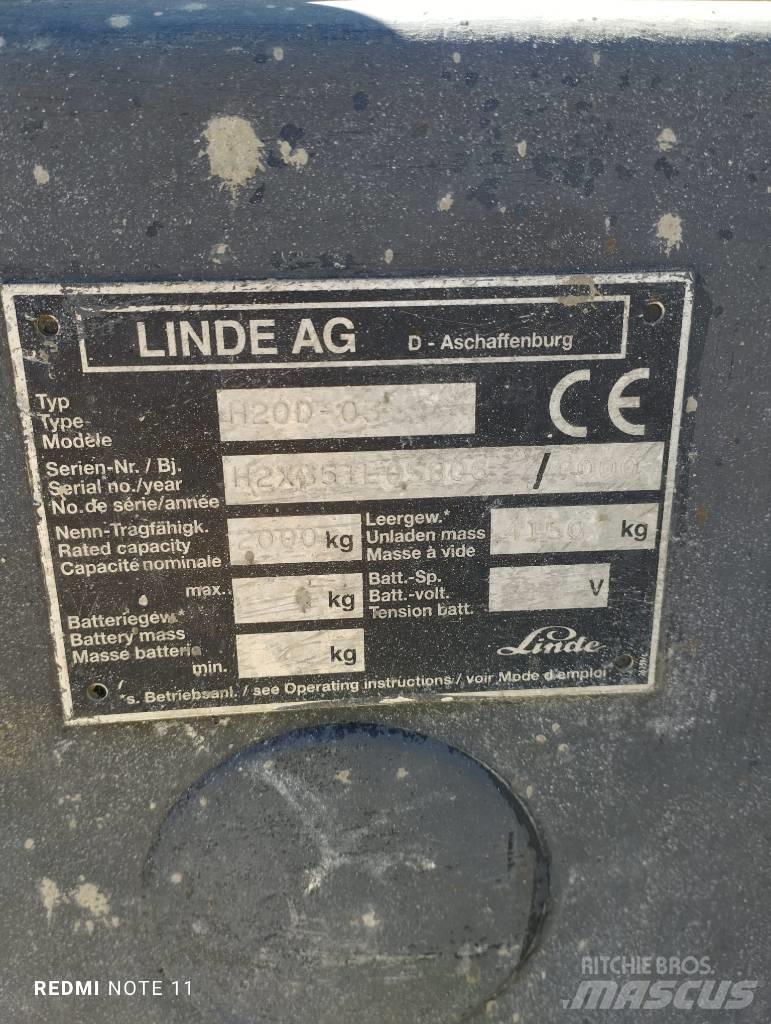 Linde H 20 D Empilhadores Diesel