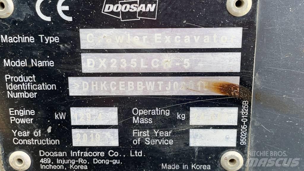 Doosan DX 235 LCR-5 Escavadeiras de esteiras