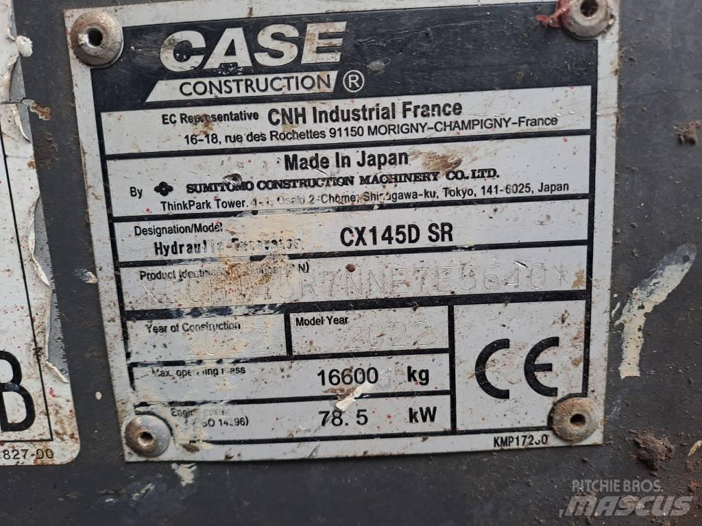 CASE CX145D SR Escavadeiras de esteiras