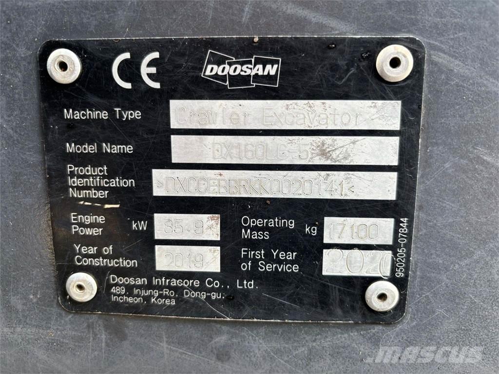 Doosan DX160HLC-5 Escavadeiras de esteiras