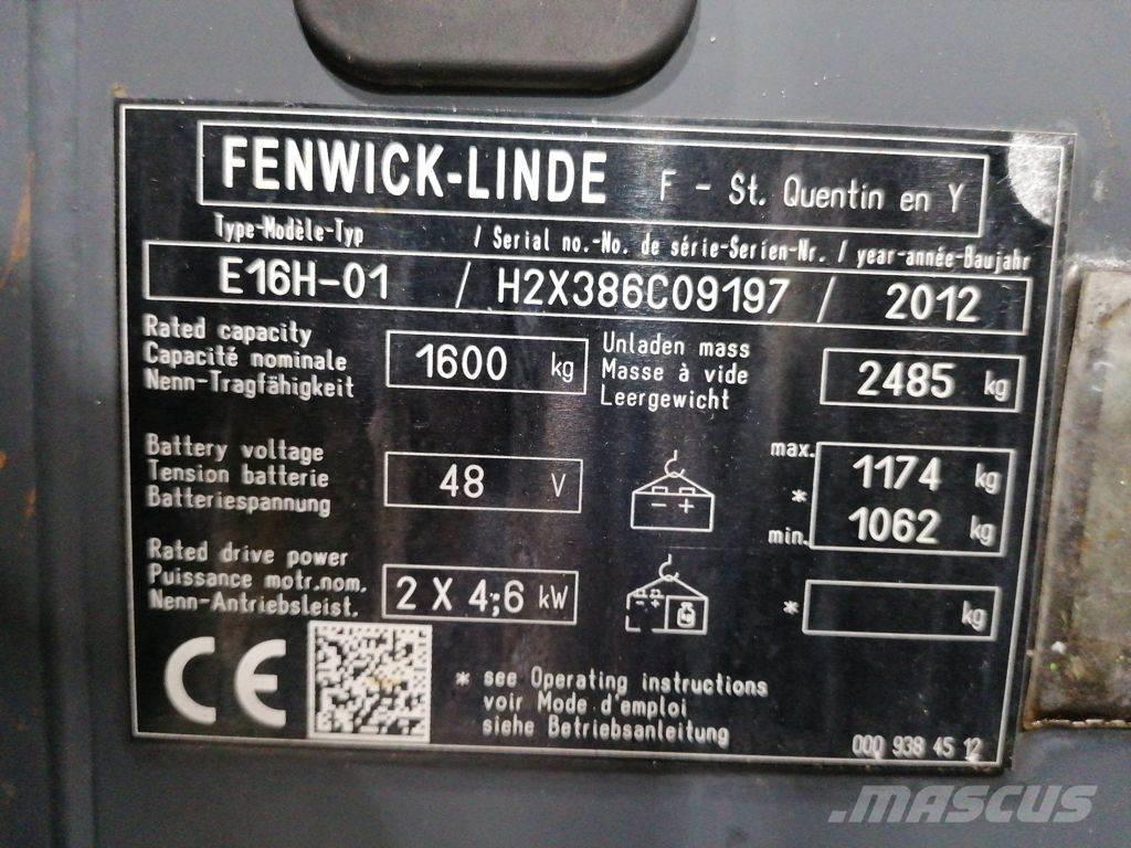 Linde E16H-01 Empilhadores eléctricos