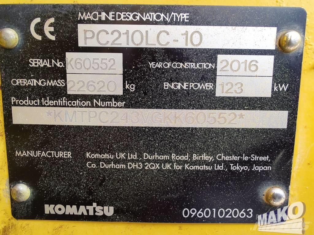 Komatsu PC 210 Escavadeiras de esteiras