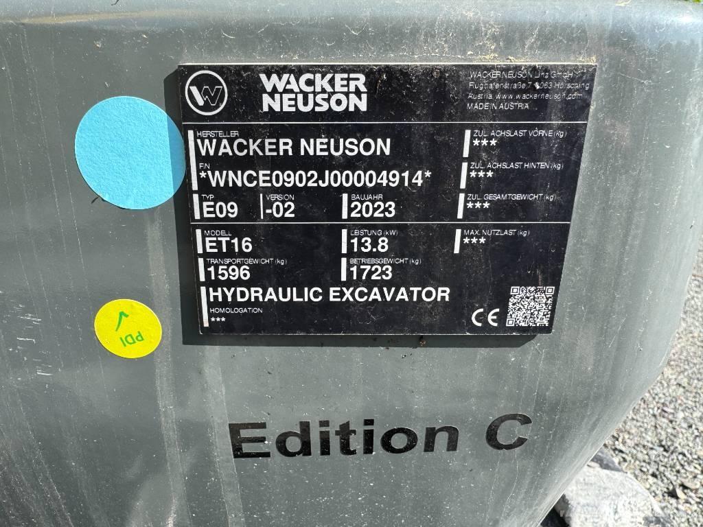 Wacker Neuson ET16 Escavadeiras de esteiras