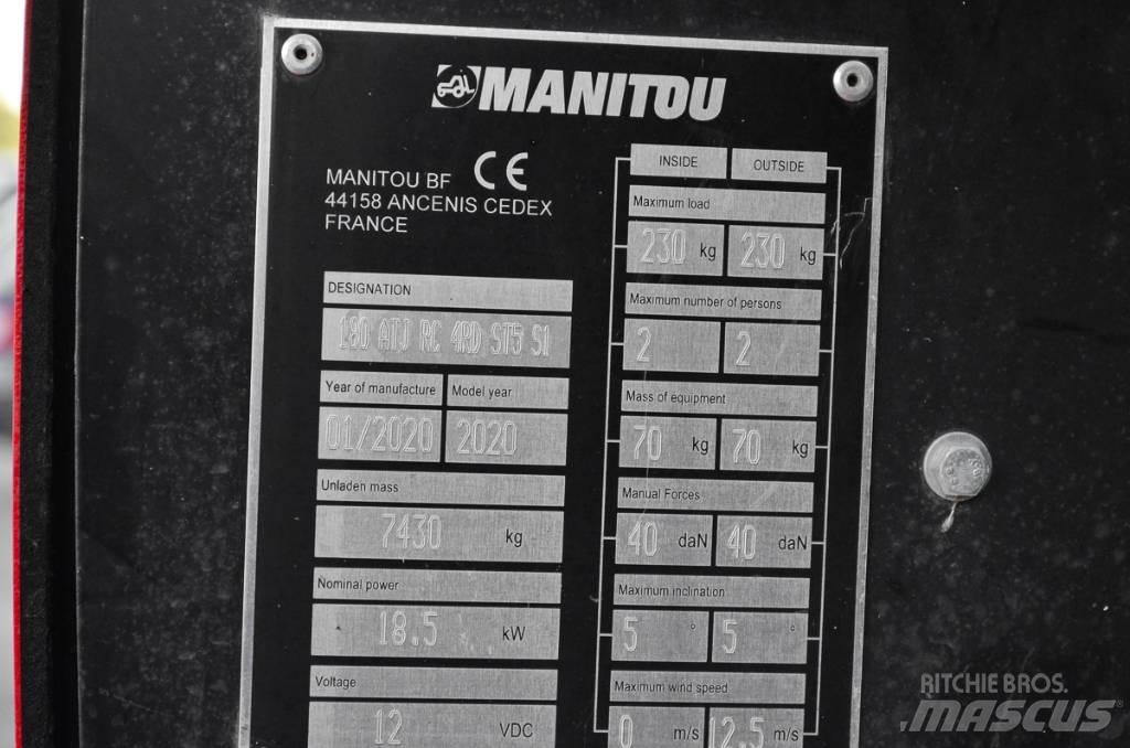 Manitou 180 ATJ Elevadores braços articulados