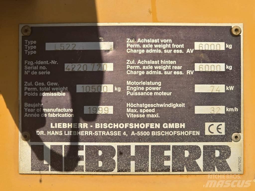 Liebherr L522 Carregadeiras de rodas