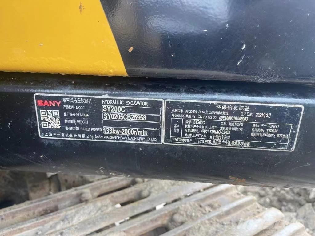 Sany SY 200 C Plus Escavadeiras de esteiras