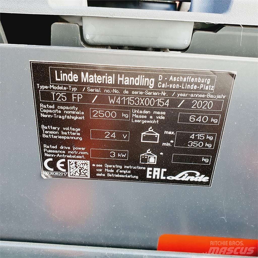 Linde T25FP Porta palettes