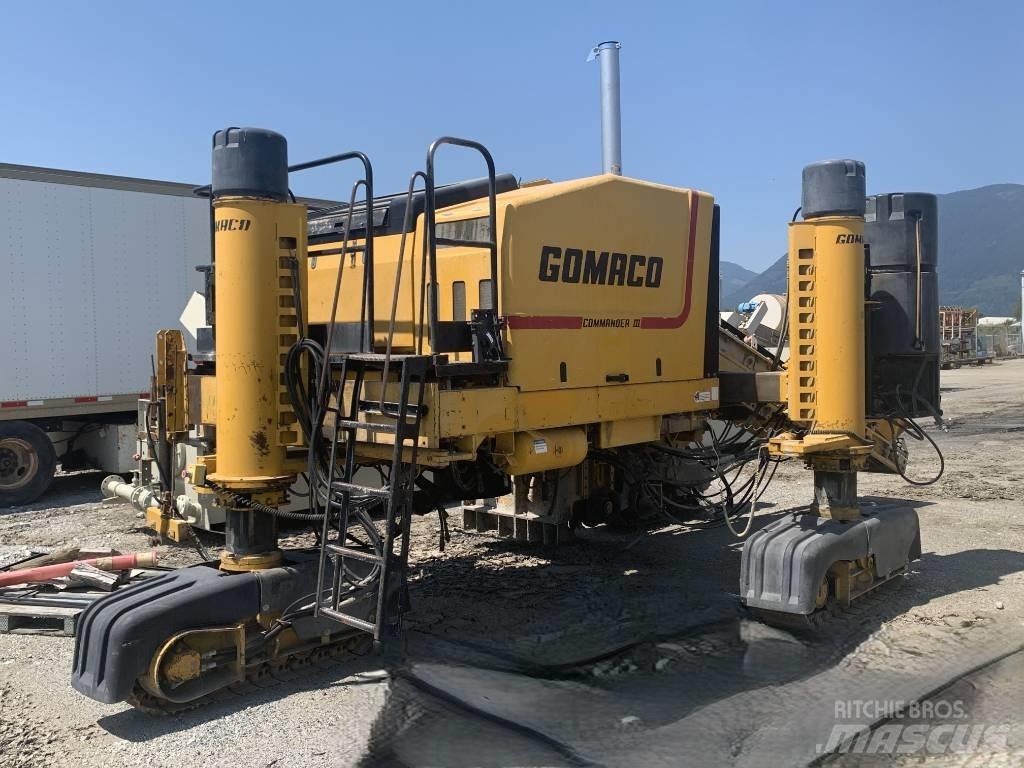 Gomaco Commander III Pavimentadores de betão