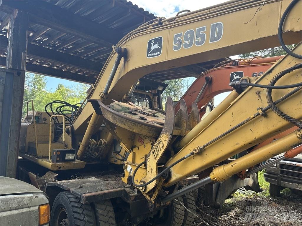 DEERE 595D Escavadoras de rodas