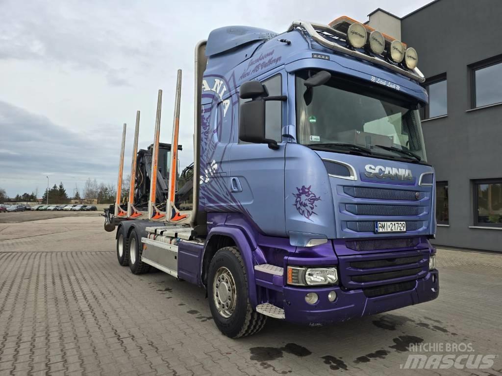 Scania R 580 Caminhões de transporte de troncos