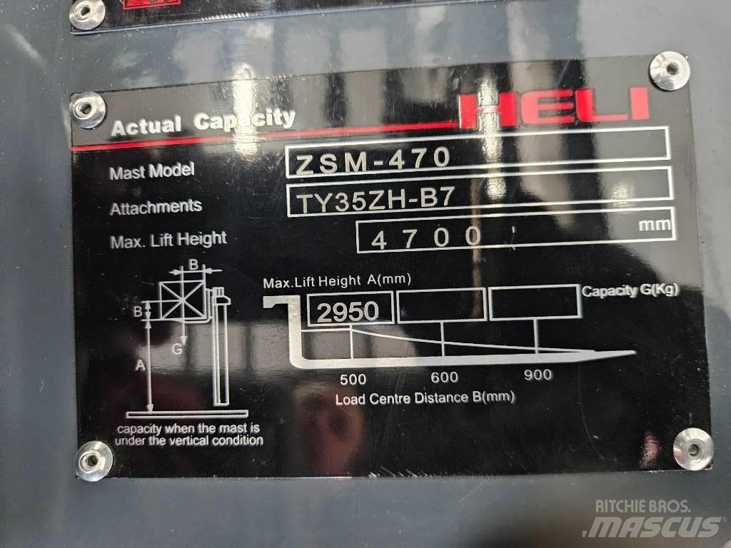 Heli CPCD 35 KU17G3 Empilhadores Diesel