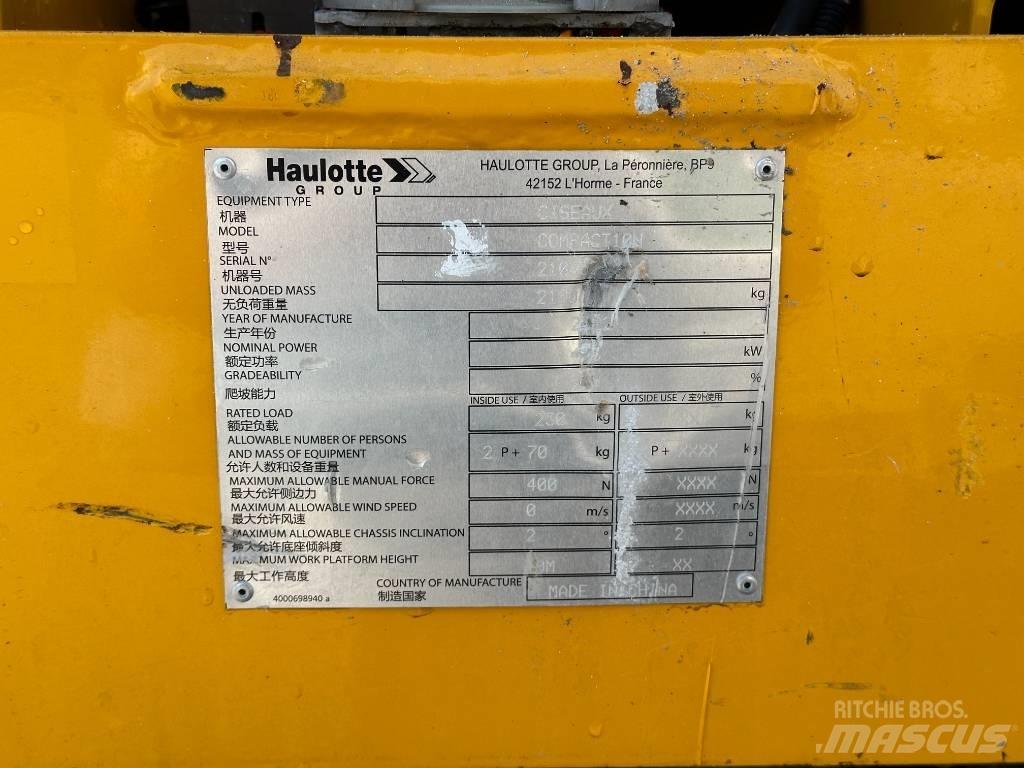 Haulotte COMPACT 10N Elevadores de tesoura