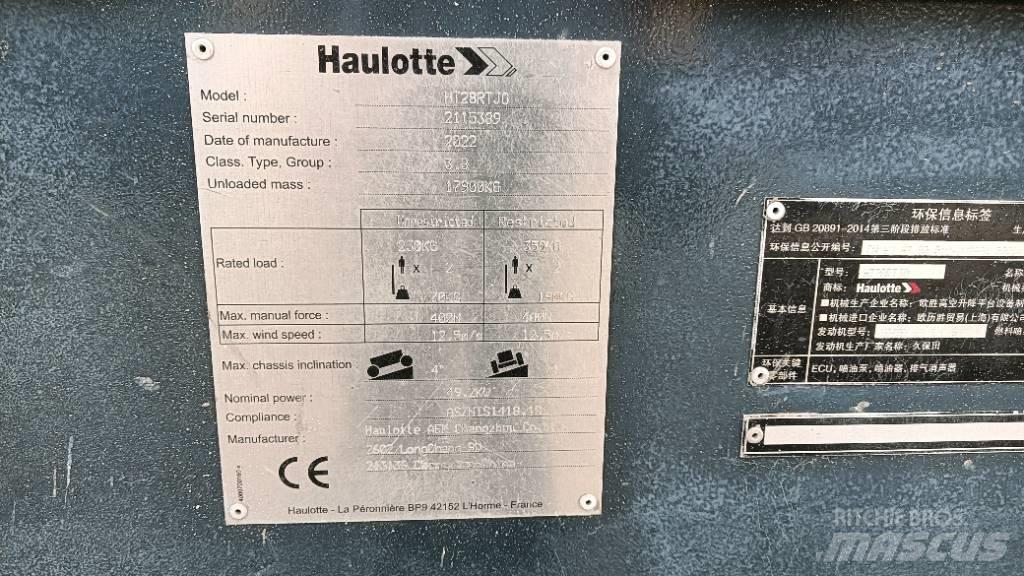 Haulotte HT28RTJO Elevadores braços Telescópicos