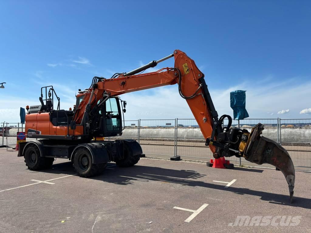 Doosan DX 160 W Escavadoras de rodas