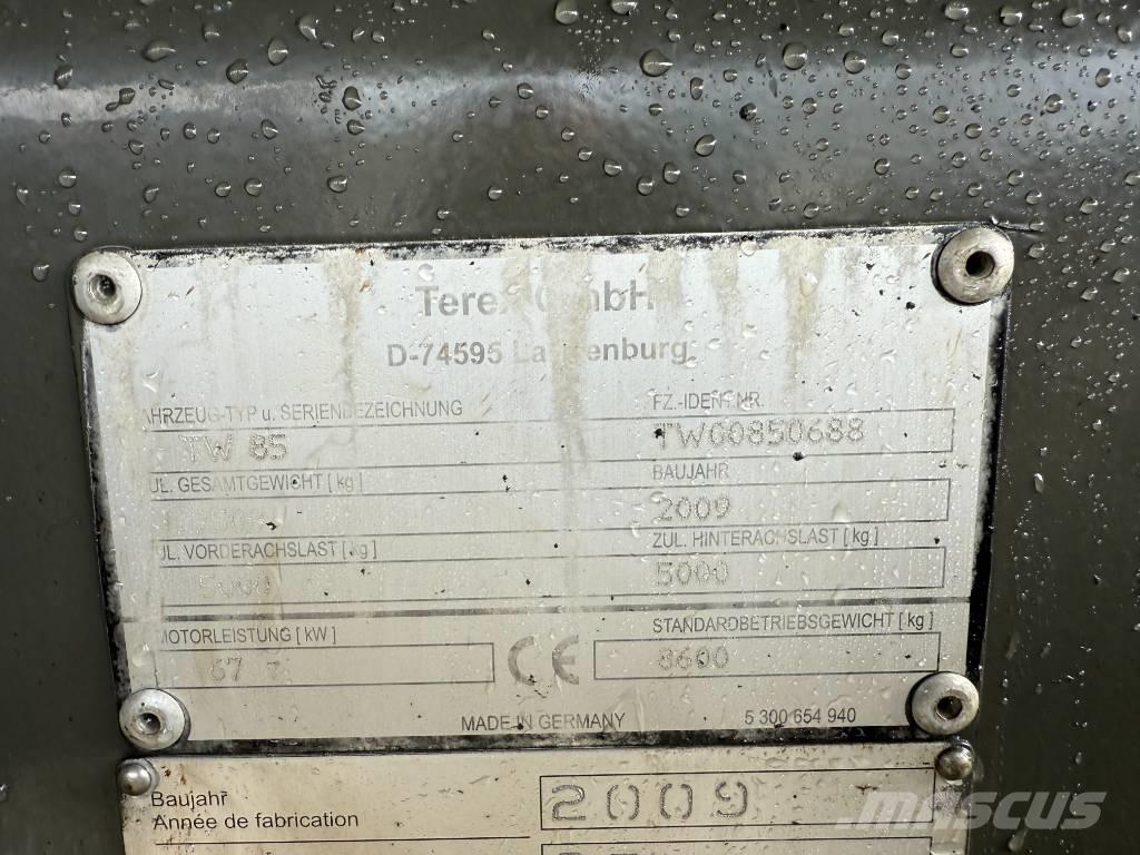 Terex TW 85 Escavadoras de rodas