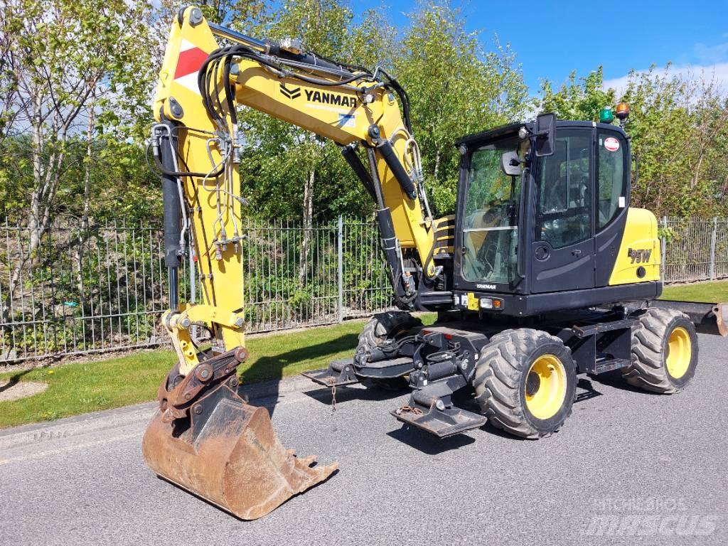 Yanmar B95W Escavadoras de rodas