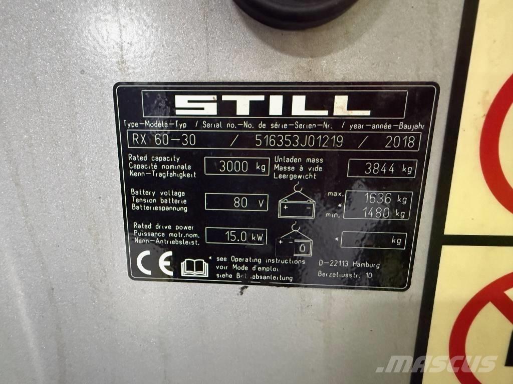 Still RX 60-30 Empilhadores eléctricos