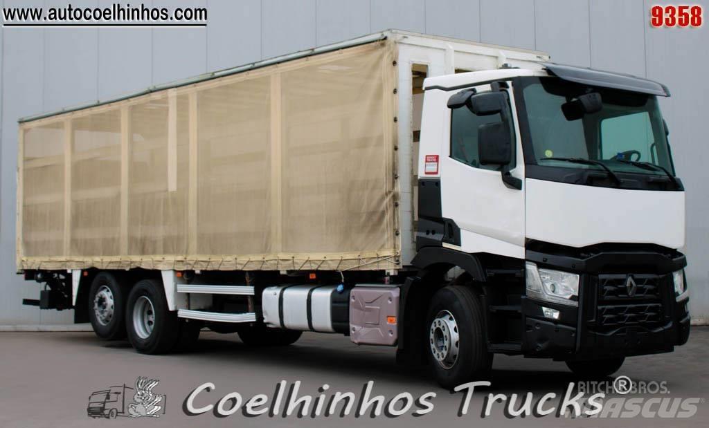 Renault C 380 Camiões caixa cortinas laterais