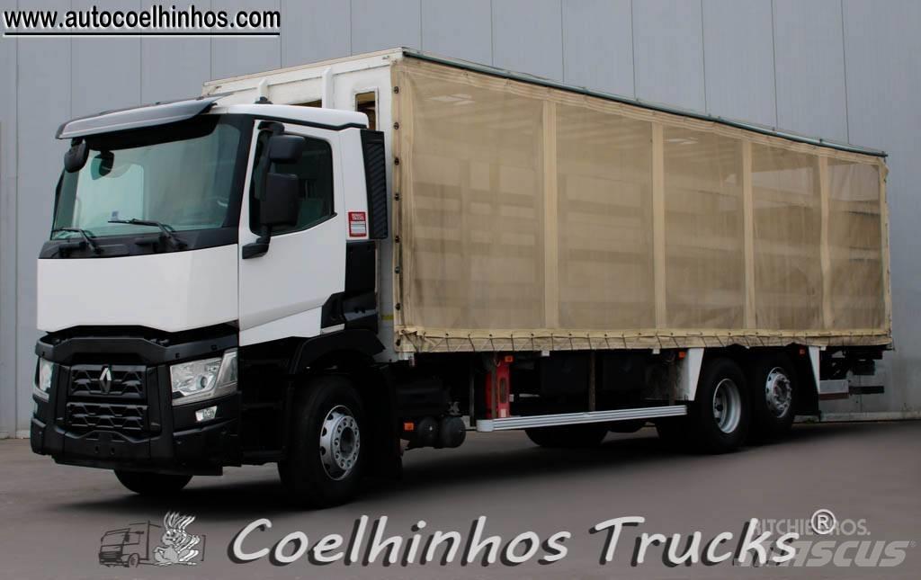 Renault C 380 Camiões caixa cortinas laterais