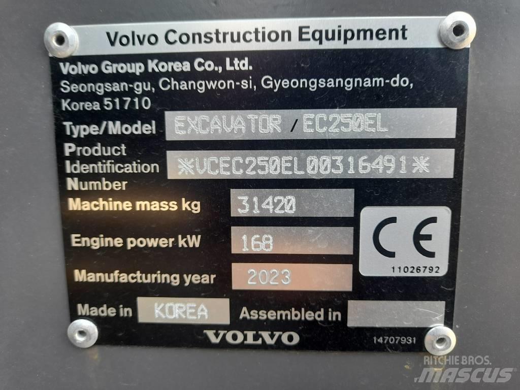 Volvo EC 250 EL Escavadeiras de esteiras