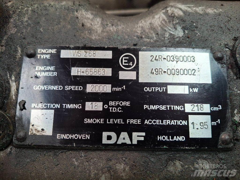 DAF WS268 Motores