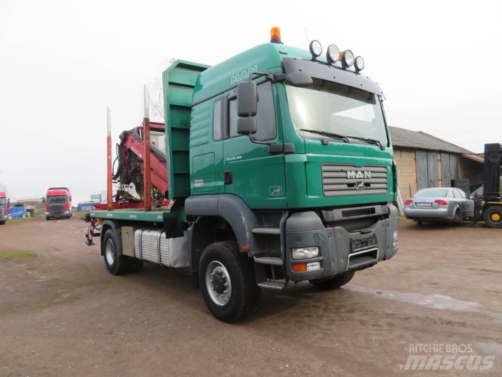 MAN TGA 18.360 Caminhões de transporte de troncos