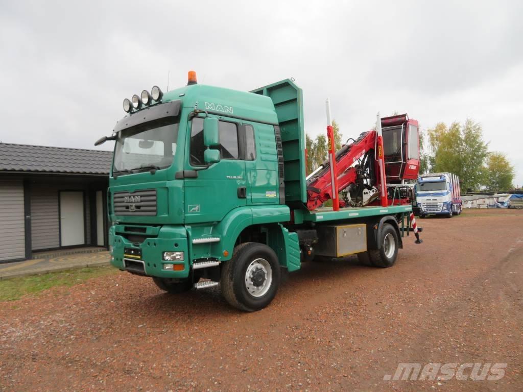 MAN TGA 18.360 Caminhões de transporte de troncos