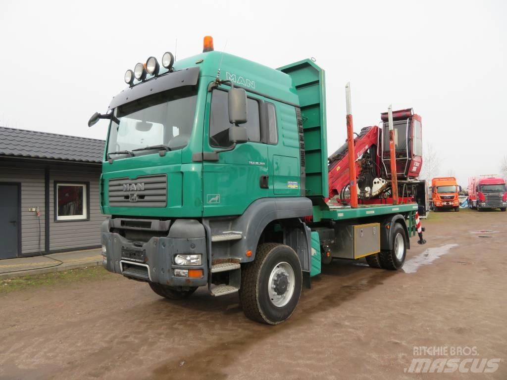 MAN TGA 18.360 Caminhões de transporte de troncos