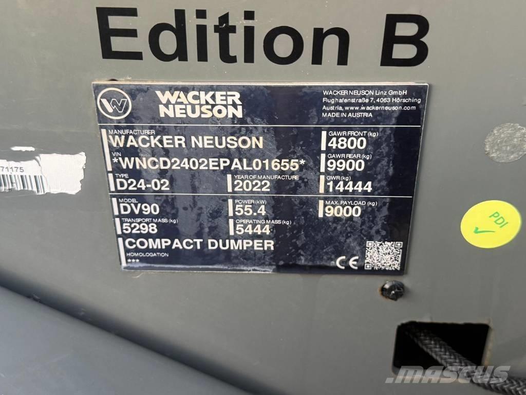 Wacker Neuson DV90 Dumpers de obras
