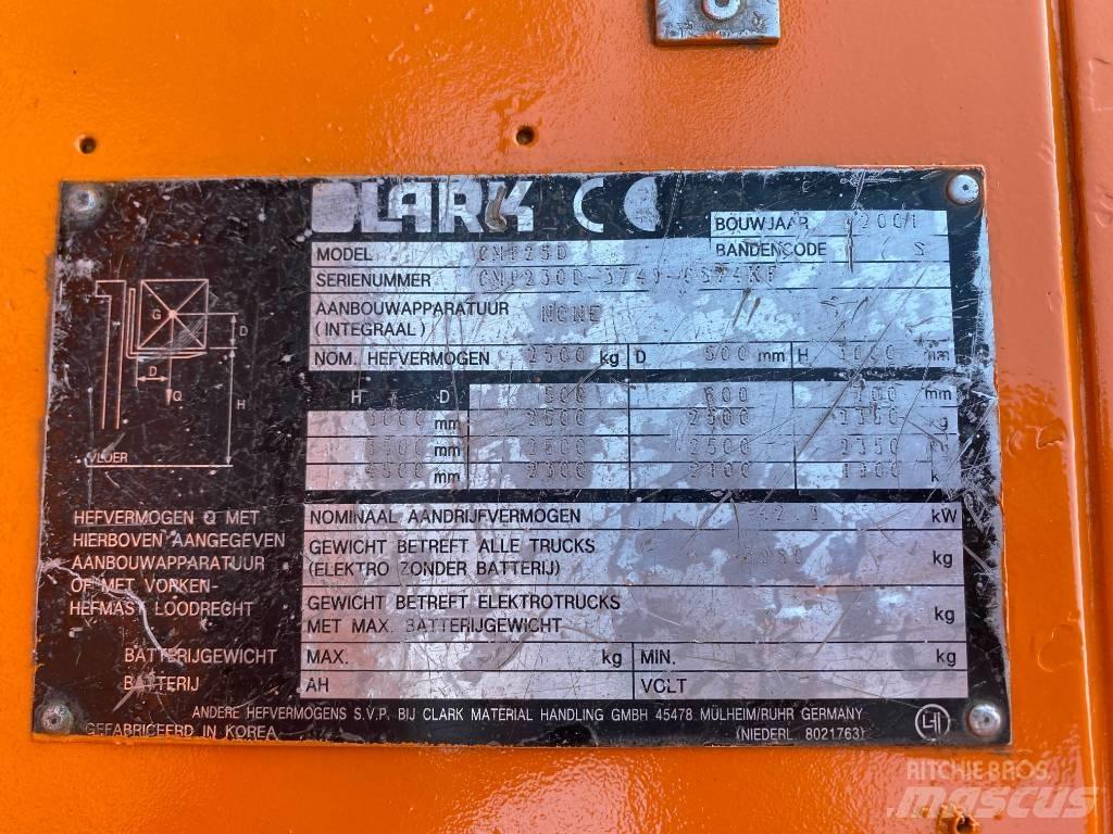 Clark CMP 25 Empilhadores Diesel