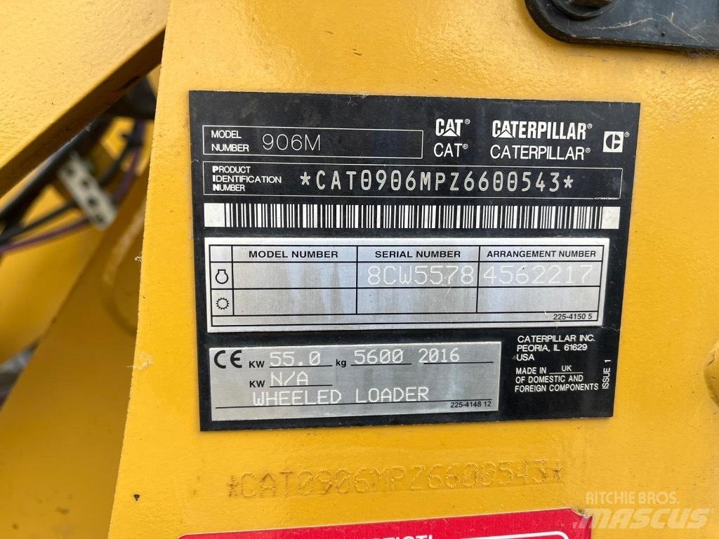 CAT 906M Carregadeiras de rodas