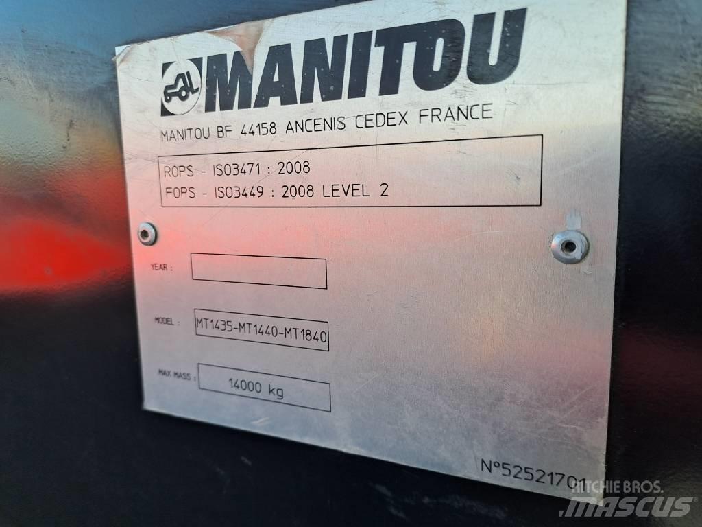 Manitou MT1440E Manipulador telescópico