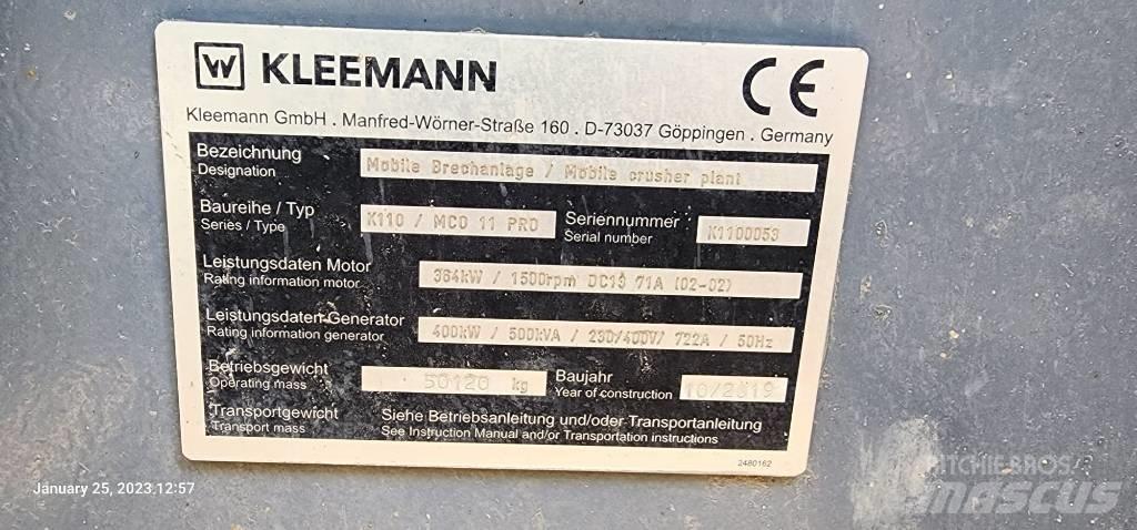 Kleemann MCO 11 PRO Britadeiras