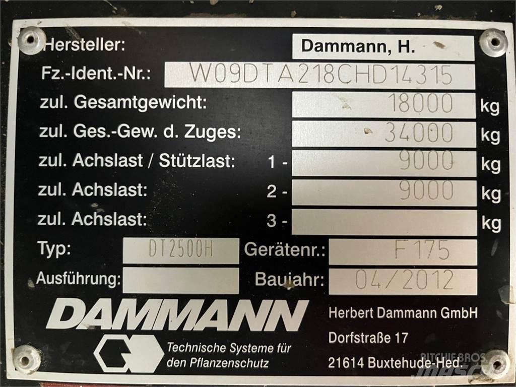 Dammann DT2500H Pulverizadores rebocados
