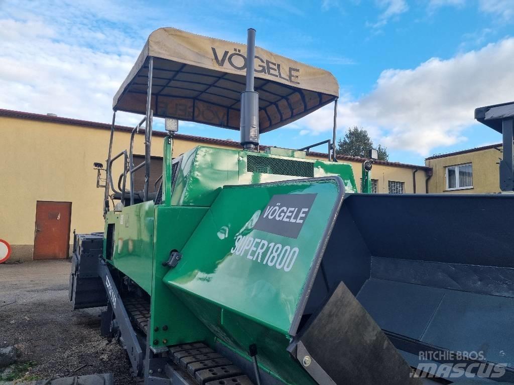 Vögele super 1800 Espalhadoras de asfalto