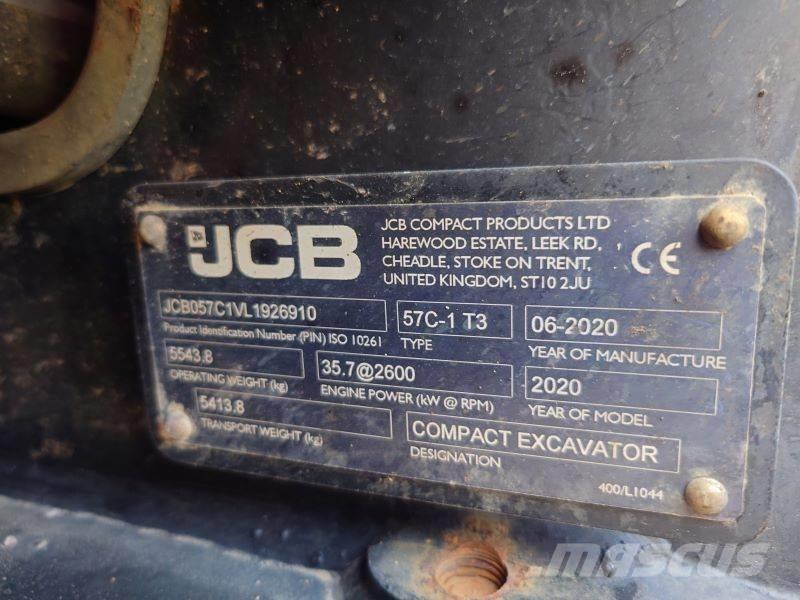 JCB 57 C-1 Miniescavadeiras