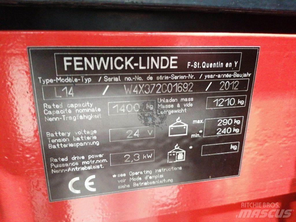 Linde L14 Empilhador para operador externo