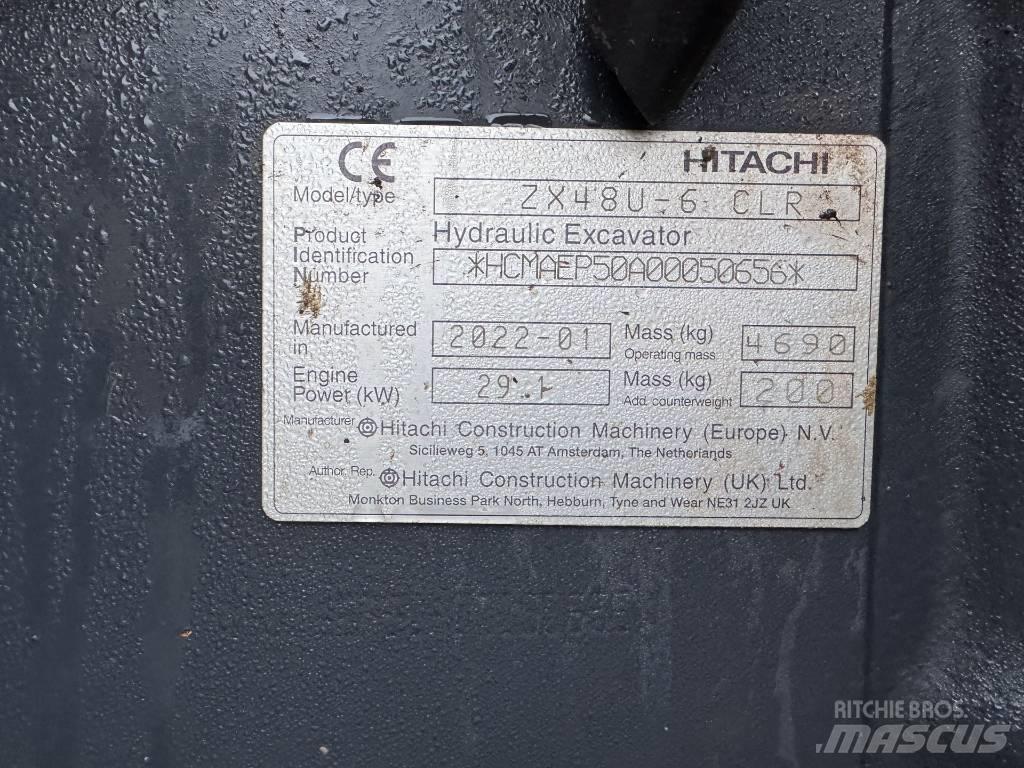 Hitachi ZX 48 U-6 Miniescavadeiras