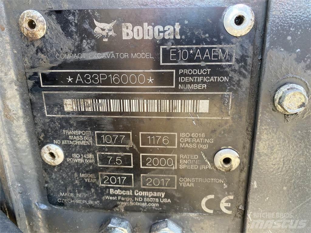Bobcat E10 Escavadoras de rodas