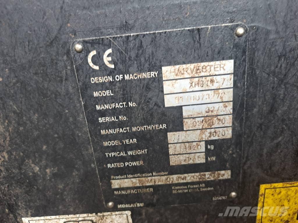 Komatsu 911 Processadores florestais