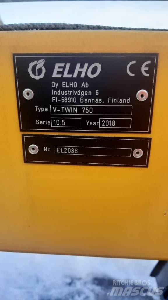 Elho V-Twin 750 Gadanheiras-fileiras