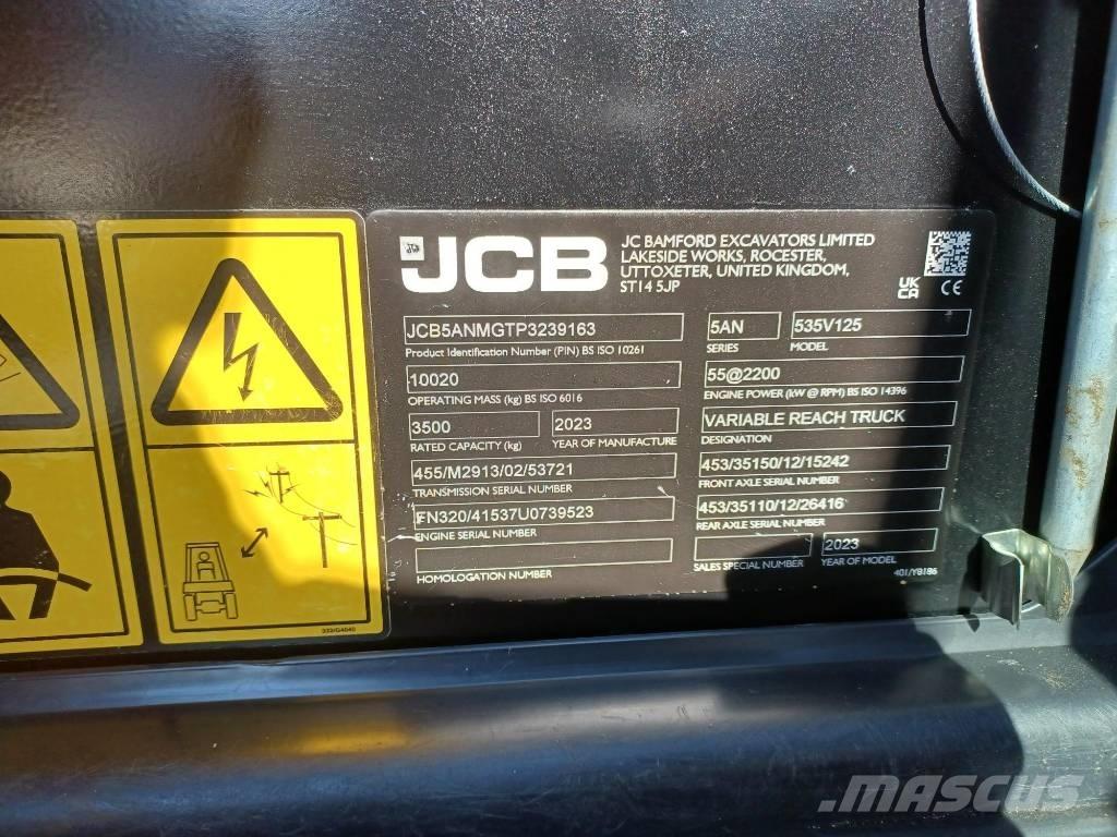 JCB 535-125 Manipulador telescópico