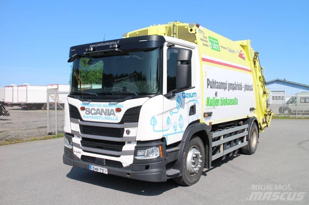 Scania P 340 CNG A Camiões de lixo