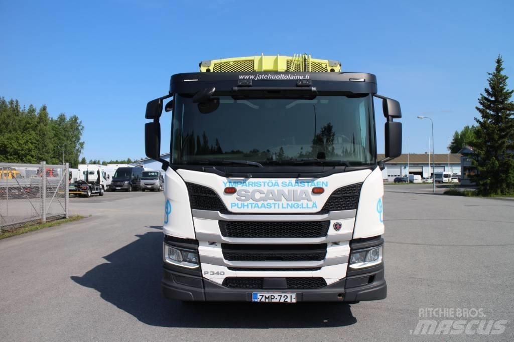 Scania P 340 CNG A Camiões de lixo