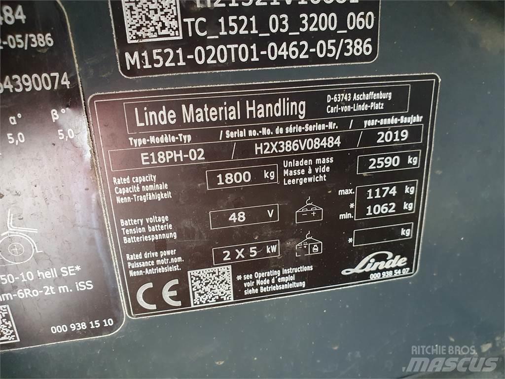Linde E18PH Empilhadores eléctricos