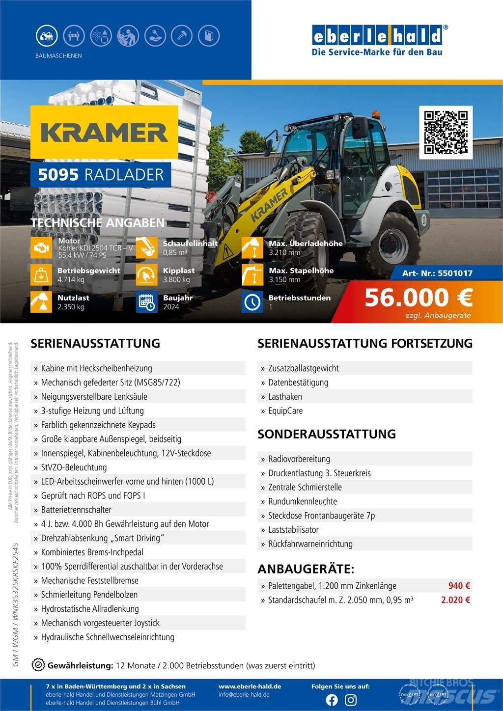 Kramer 5095 Carregadeiras de rodas