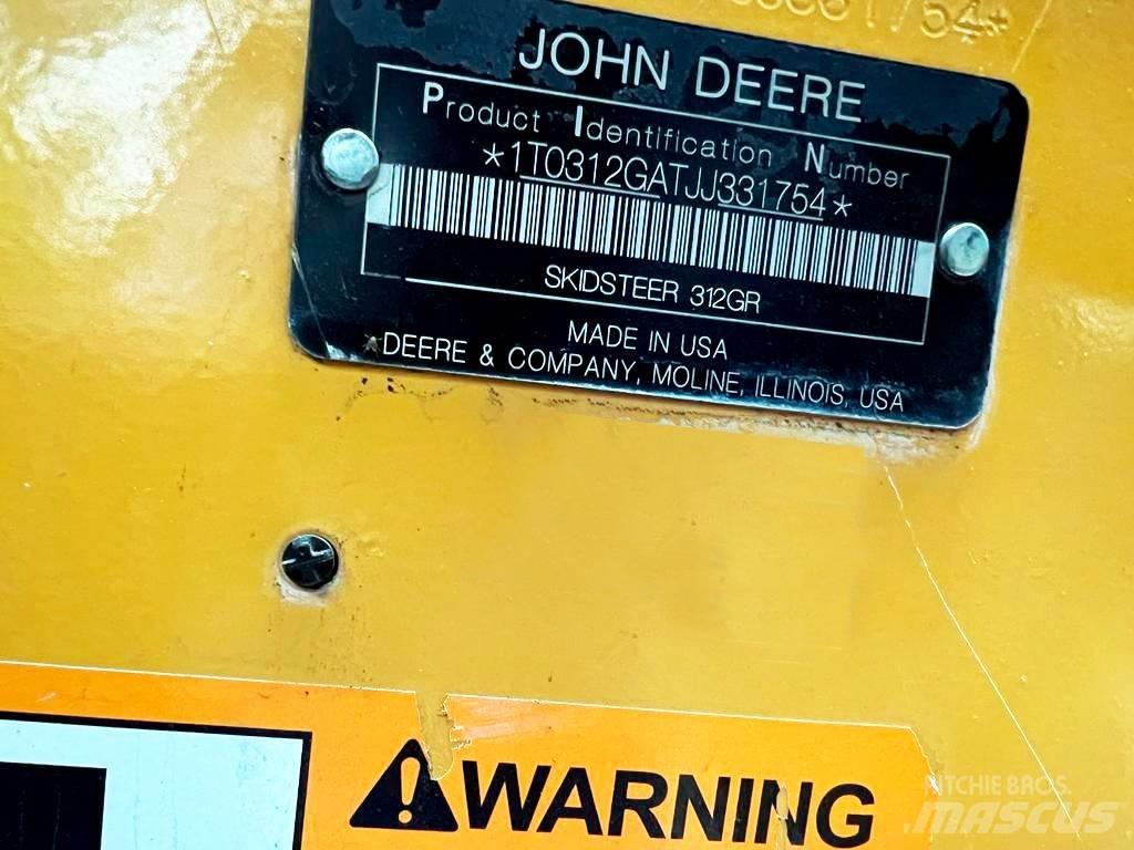 John Deere 312GR Minicarregadeiras