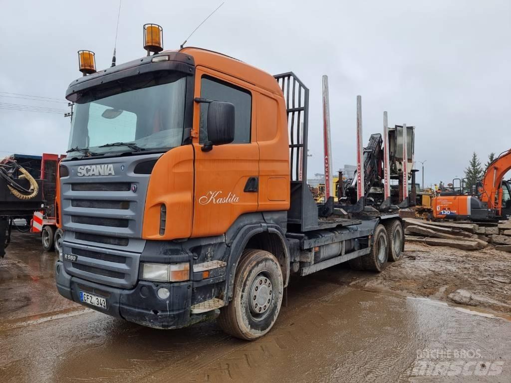 Scania R 580 Caminhões de transporte de troncos