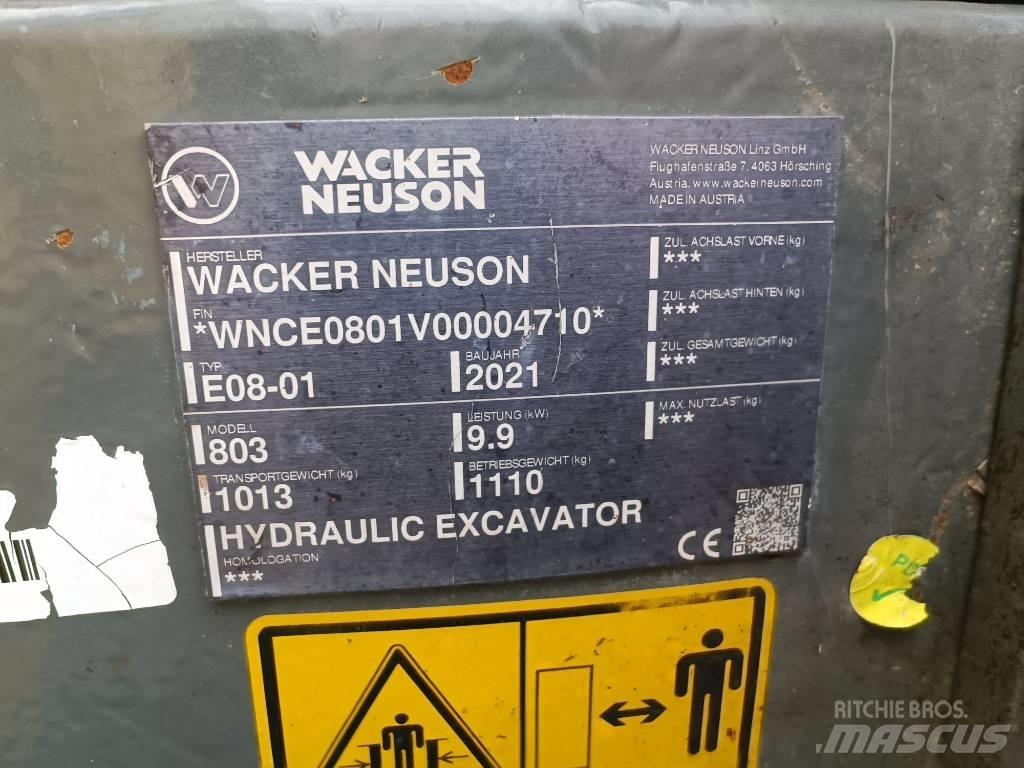 Wacker Neuson 803 Escavadeiras de esteiras